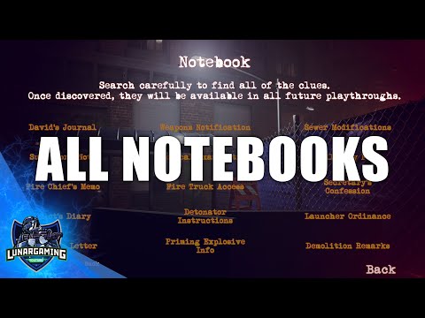 All 15 Notebook Locations Outbreak Shades of Horror