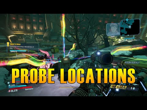 All 3 Benediction of Pain Probe Locations: Signal To Noise Crew Challenge - Borderlands 3