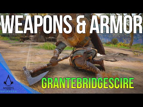 All 5 Unique Weapons &amp; Armor – Grantebridgescire | Assassins Creed Valhalla