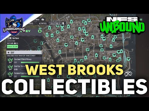 Need For Speed Unbound All Collectibles (West Brooks - Bears, Billboards and Street Art)