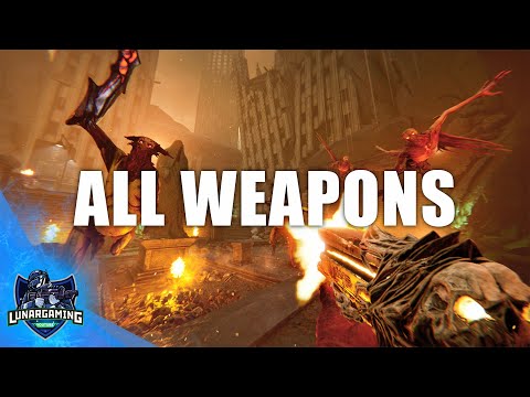 Metal Hellsinger All Weapons Gameplay Showcase