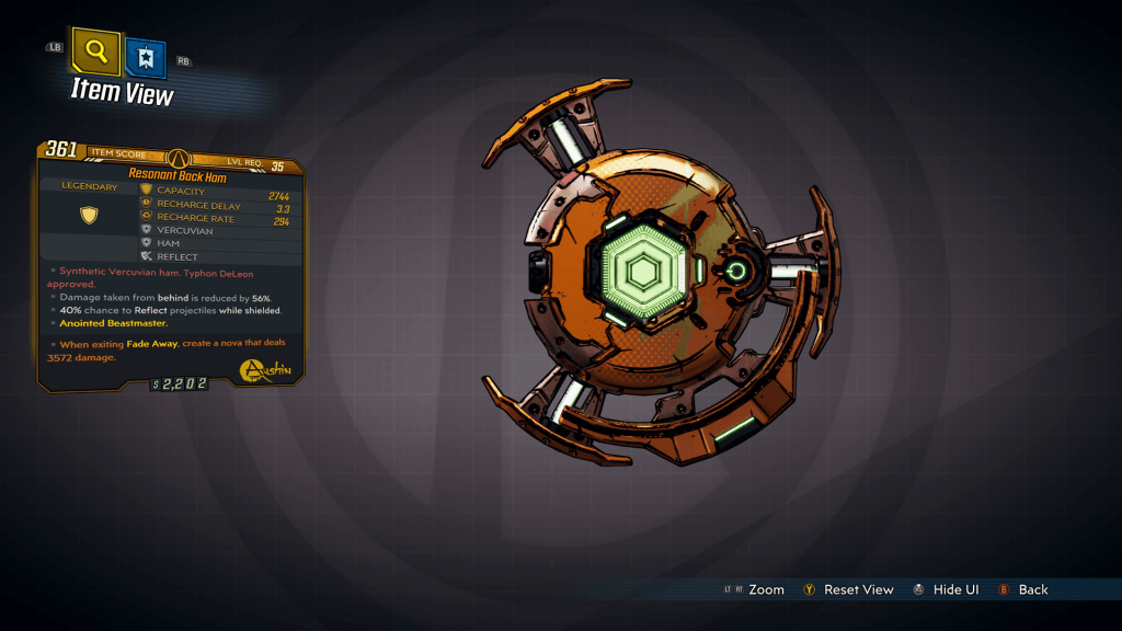 Borderlands 3 Anointed Items