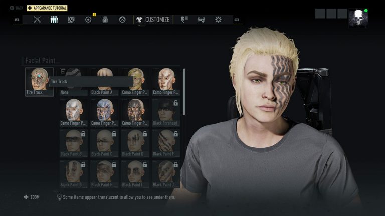 Ghost Recon Breakpoint Tire Track Face Paint
