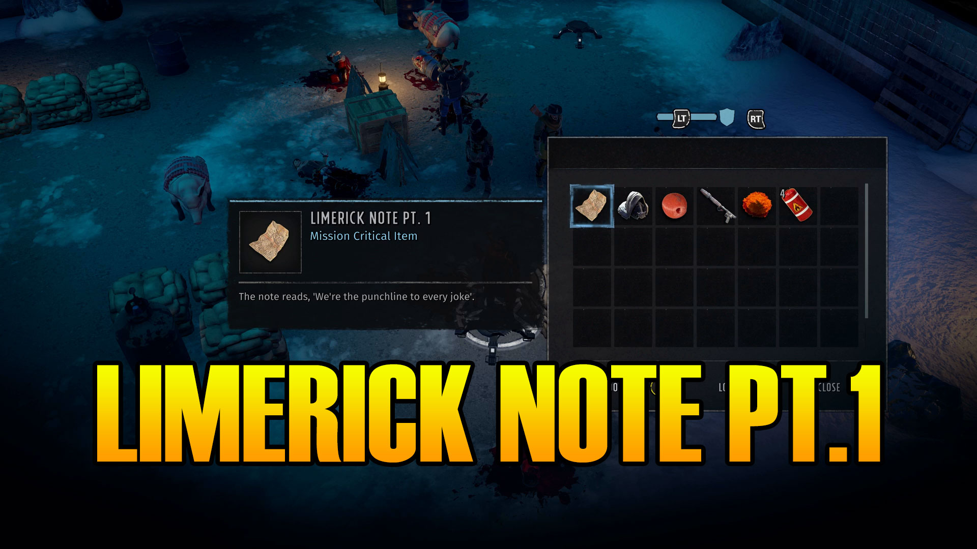 Wasteland 3 How To Find Limerick Notes