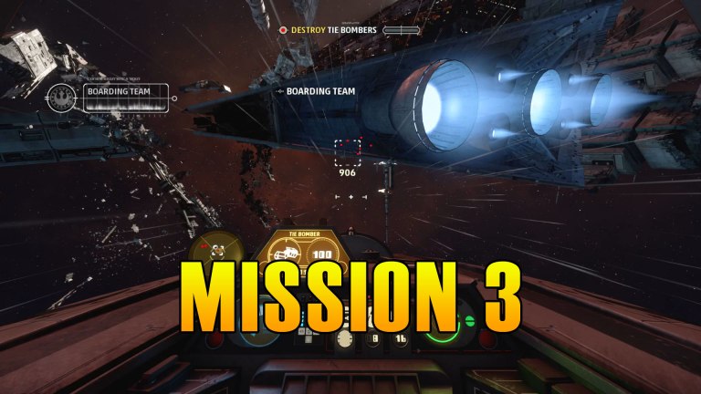 Star Wars Squadrons Mission 3 Walkthrough & Medals