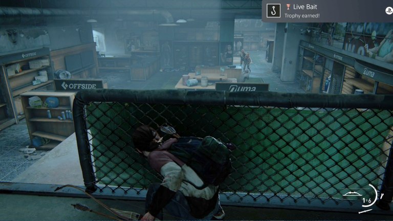 Live Bait Trophy In The Last of Us Part 1