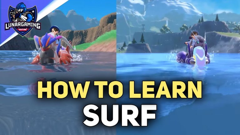 How To Get Surf in Water Pokemon Scarlet and Violet